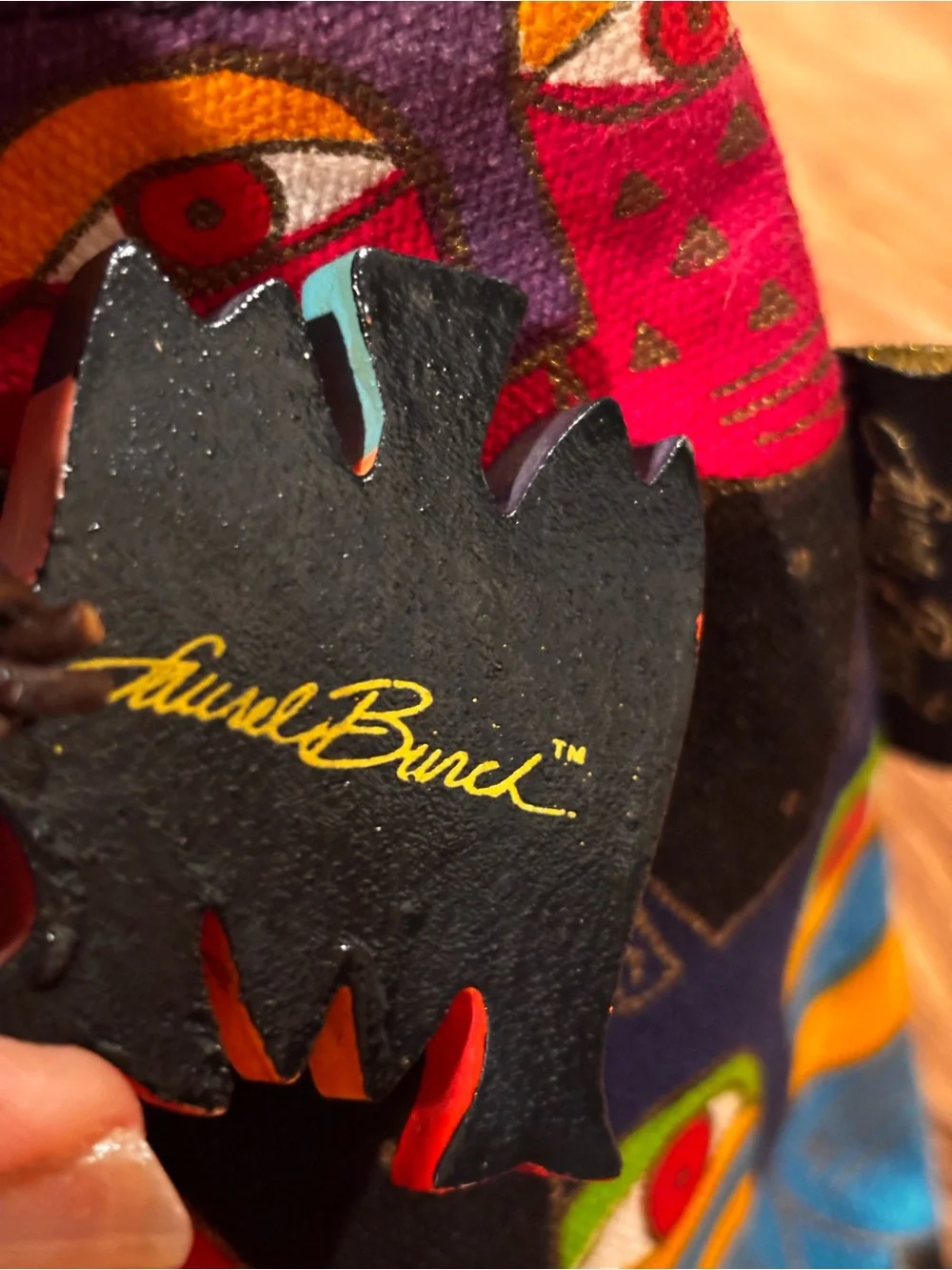 Laurel Burch Colorful Feline Bag